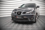 Maxton Parts - Frontlippe V.1 passend für Seat Ibiza CUPRA Mk3 schwarz Hochglanz