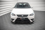 Maxton Parts - Frontlippe V.1 passend für Seat Ibiza FR/ Standard Mk5 schwarz Hochglanz