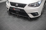 Maxton Parts - Frontlippe V.1 passend für Seat Ibiza FR/ Standard Mk5 schwarz Hochglanz