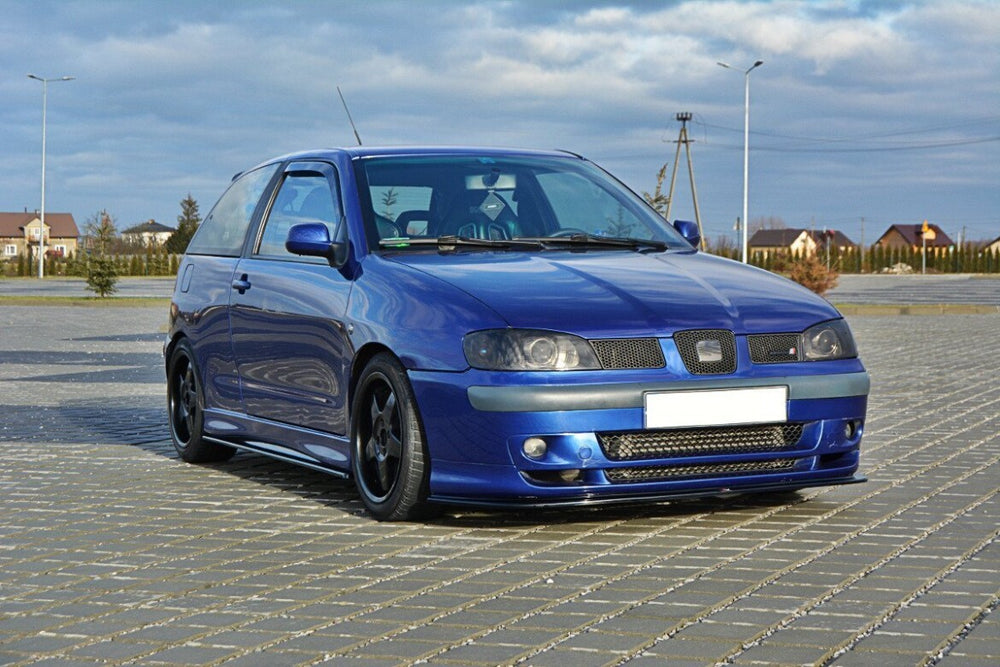Maxton Parts - Frontlippe V.1 passend für Seat Ibiza MK2 FL CUPRA schwarz Hochglanz