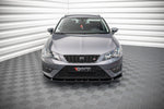 Maxton Parts - Frontlippe V.1 passend für Seat Leon FR / CUPRA Mk3 schwarz Hochglanz