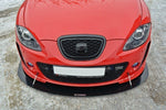 Maxton Parts - Frontlippe V.1 passend für Seat Leon MK2 MS DESIGN schwarz matt