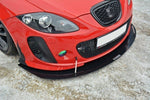 Maxton Parts - Frontlippe V.1 passend für Seat Leon MK2 MS DESIGN schwarz matt