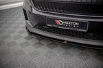 Maxton Parts - Frontlippe V.1 passend für Skoda Enyaq iV schwarz Hochglanz