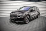 Maxton Parts - Frontlippe V.1 passend für Skoda Enyaq iV schwarz Hochglanz