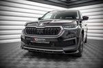 Maxton Parts - Frontlippe V.1 passend für Skoda Kodiaq Mk1 FL schwarz Hochglanz