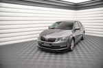 Maxton Parts - Frontlippe V.1 passend für Skoda Octavia Mk3 FL schwarz Hochglanz