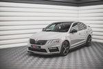 Maxton Parts - Frontlippe V.1 passend für Skoda Octavia RS Mk3 FL schwarz Hochglanz