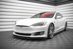 Maxton Parts - Frontlippe V.1 passend für Tesla Model S FL schwarz Hochglanz