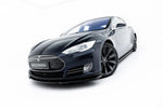 Maxton Parts - Frontlippe V.1 passend für Tesla Model S Mk1 schwarz Hochglanz
