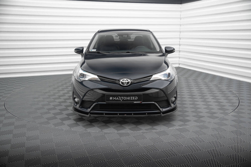 Maxton Parts - Frontlippe V.1 passend für Toyota Avensis Mk3 FL schwarz Hochglanz