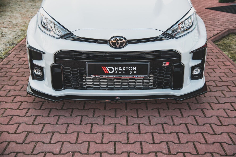 Maxton Parts - Frontlippe V.1 passend für Toyota GR Yaris Mk4 schwarz Hochglanz