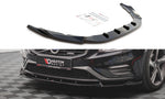 Maxton Parts - Frontlippe V.1 passend für Volvo S60 R-Design Mk2 FL schwarz Hochglanz