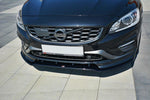 Maxton Parts - Frontlippe V.1 passend für Volvo V60 Polestar FL schwarz Hochglanz