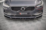 Maxton Parts - Frontlippe V.1 passend für Volvo V90 Mk2 schwarz Hochglanz