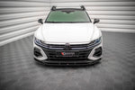 Maxton Parts - Frontlippe V.1 passend für VW Arteon R Limousine / Shooting Brake Mk1 FL schwarz Hochglanz