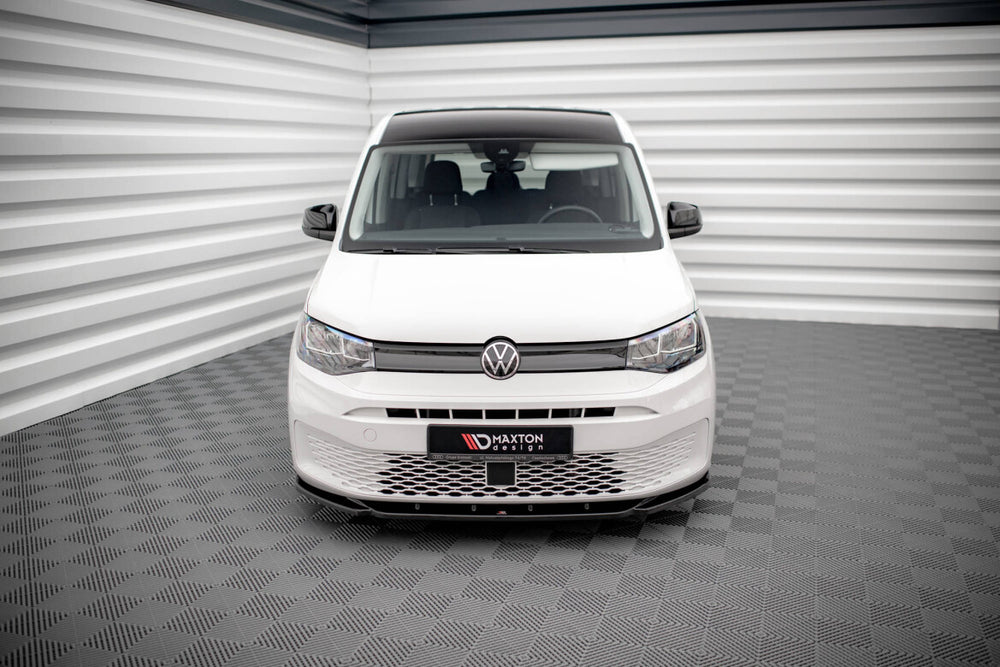Maxton Parts - Frontlippe V.1 passend für VW Caddy Mk5 schwarz Hochglanz