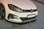 Maxton Parts - Frontlippe V.1 passend für VW Golf 7 GTI FL schwarz matt