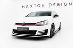 Maxton Parts - Frontlippe V.1 passend für VW Golf 7 GTI schwarz Hochglanz