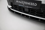 Maxton Parts - Frontlippe V.1 passend für VW Golf GTI / GTE / R-Line Mk8 FL schwarz Hochglanz