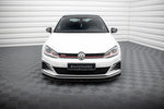 Maxton Parts - Frontlippe V.1 passend für VW Golf GTI Mk7 schwarz Hochglanz