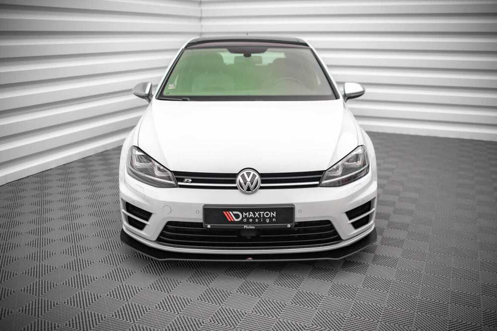 Maxton Parts - Frontlippe V.1 passend für VW Golf R Mk7 schwarz matt