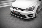Maxton Parts - Frontlippe V.1 passend für VW Golf R Mk7 schwarz matt