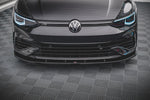 Maxton Parts - Frontlippe V.1 passend für VW Golf R Mk8 schwarz matt