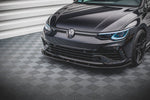 Maxton Parts - Frontlippe V.1 passend für VW Golf R Mk8 schwarz matt