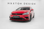 Maxton Parts - Frontlippe V.1 passend für VW Golf R / R-Line Mk7 FL schwarz Hochglanz