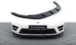 Maxton Parts - Frontlippe V.1 passend für VW Golf R / R-Line Mk7 schwarz Hochglanz