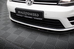 Maxton Parts - Frontlippe V.1 passend für VW Golf R / R-Line Mk7 schwarz Hochglanz