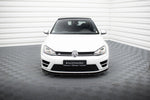 Maxton Parts - Frontlippe V.1 passend für VW Golf R / R-Line Mk7 schwarz Hochglanz