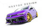 Maxton Parts - Frontlippe V.1 passend für VW Golf R Variant Mk8 FL schwarz Hochglanz