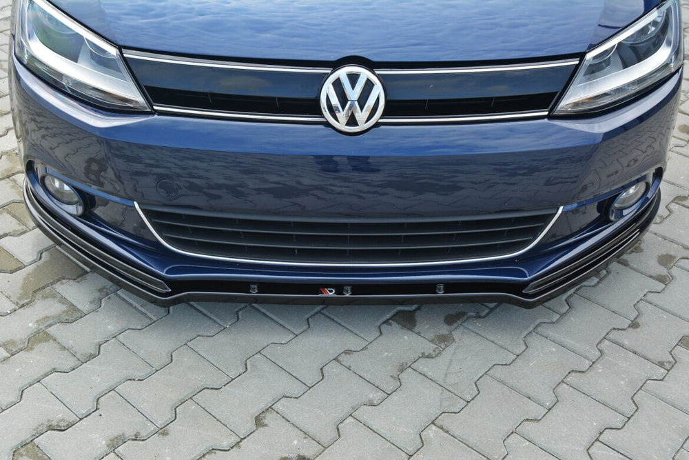 Maxton Parts - Frontlippe V.1 passend für VW Jetta 6 schwarz Hochglanz