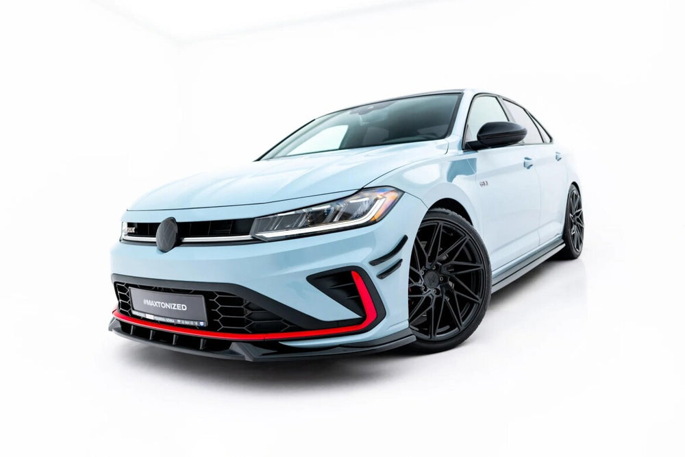 Maxton Parts - Frontlippe V.1 passend für VW Jetta GLI Mk7 Facelift 2 schwarz Hochglanz