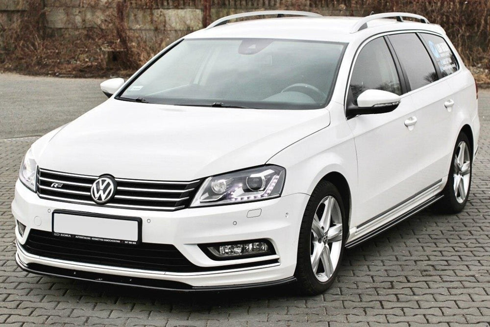 Maxton Parts - Frontlippe V.1 passend für VW Passat B7 R-Line Carbon Look