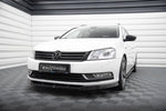 Maxton Parts - Frontlippe V.1 passend für VW Passat B7 schwarz Hochglanz