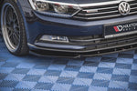 Maxton Parts - Frontlippe V.1 passend für VW Passat B8 schwarz Hochglanz