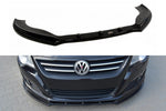 Maxton Parts - Frontlippe V.1 passend für VW Passat CC vor FL Standard Stoßstange schwarz Hochglanz