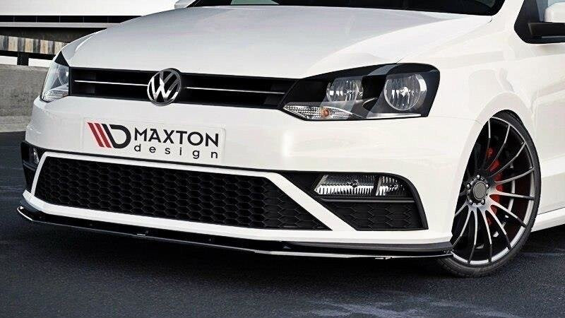 Maxton Parts - Frontlippe V.1 passend für VW Polo GTI Mk5 FL schwarz Hochglanz