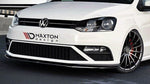 Maxton Parts - Frontlippe V.1 passend für VW Polo GTI Mk5 FL schwarz Hochglanz