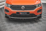 Maxton Parts - Frontlippe V.1 passend für VW T-Roc Mk1 schwarz Hochglanz