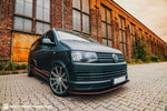 Maxton Parts - Frontlippe V.1 passend für VW T6 schwarz Hochglanz