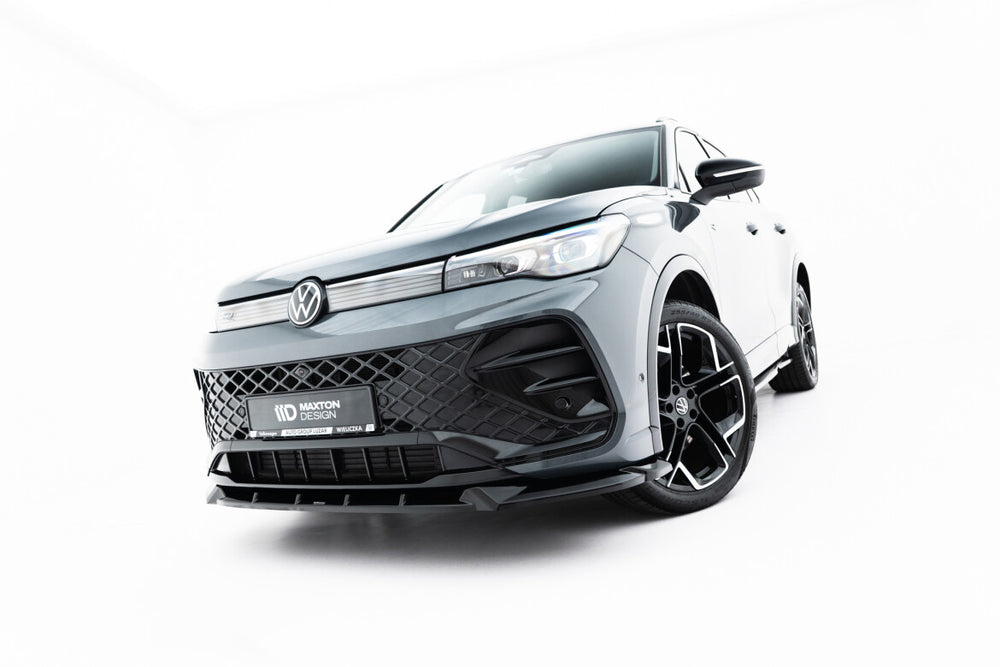 Maxton Parts - Frontlippe V.1 passend für VW Tiguan R-Line Mk3 schwarz Hochglanz