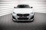 Maxton Parts - Frontlippe V.2 + Flaps passend für BMW 2 Coupe M-Paket / M240i G42