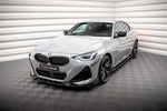 Maxton Parts - Frontlippe V.2 + Flaps passend für BMW 2 Coupe M-Paket / M240i G42