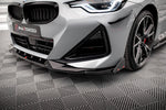 Maxton Parts - Frontlippe V.2 + Flaps passend für BMW 2 Coupe M-Paket / M240i G42