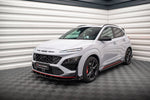 Maxton Parts - Frontlippe V.2 + Flaps passend für Hyundai Kona N Mk1