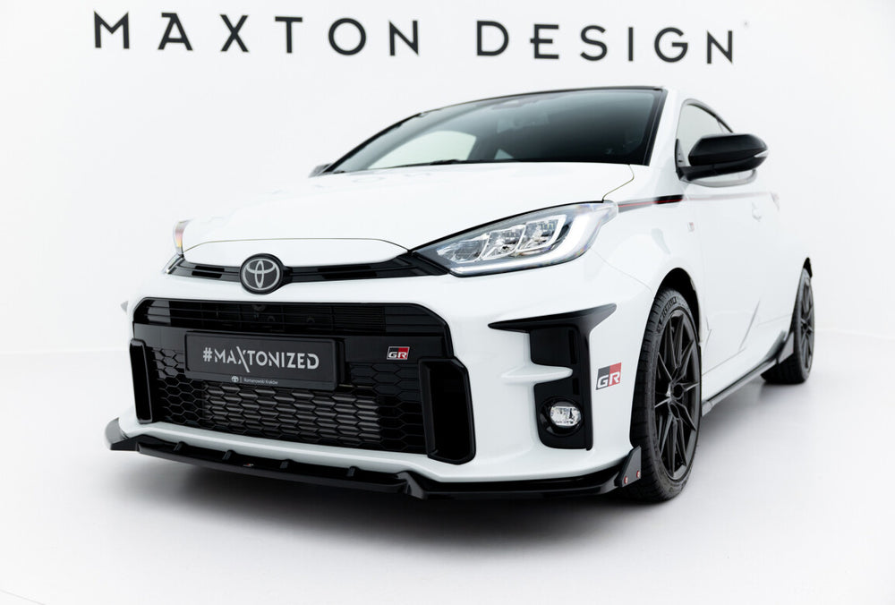 Maxton Parts - Frontlippe V.2 + Flaps passend für Toyota GR Yaris Mk4